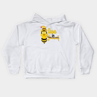 Beelive in yourself Kids Hoodie